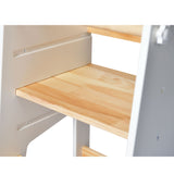 Little Risers Learning Tower - White and Pine