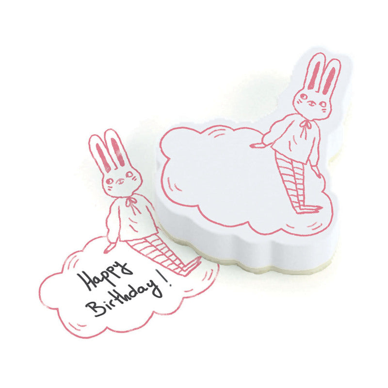 Close-up detail of the Lucille Message Stamps