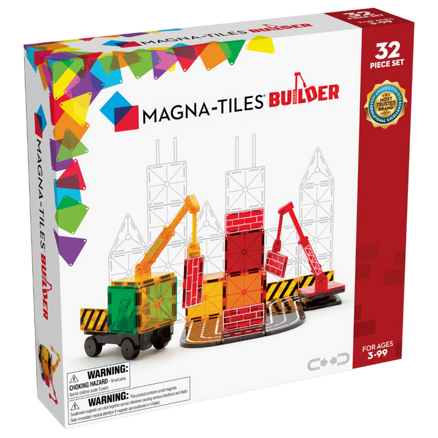 MAGNA-TILES - BUILDER - 32 piece set-My Happy Helpers