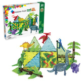 MAGNA-TILES - Dino World XL - 50 piece set