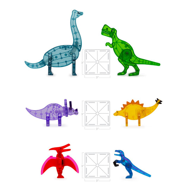 MAGNA-TILES - Dino World XL - 50 piece set