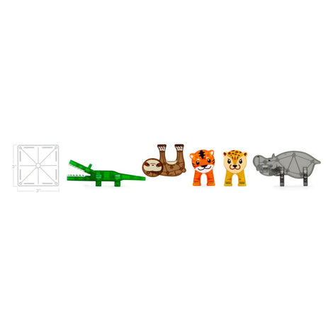 MAGNA-TILES - Jungle Animals - 25 piece set