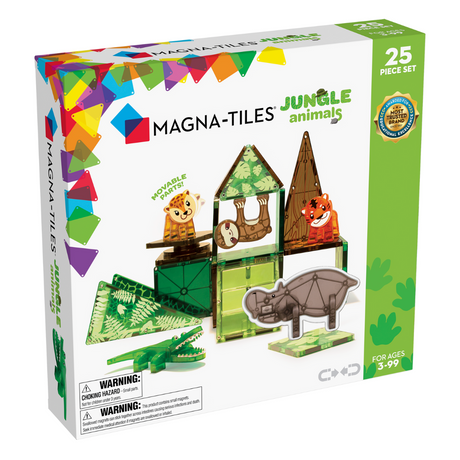 MAGNA-TILES - Jungle Animals - 25 piece set-My Happy Helpers