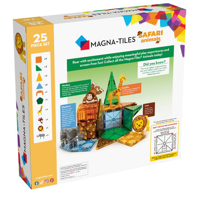 MAGNA-TILES - Safari Animals - 25 piece set