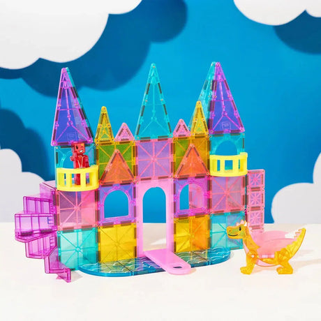 MAGNA-TILES® Castle DLX 48-Piece Magnetic Construction Set