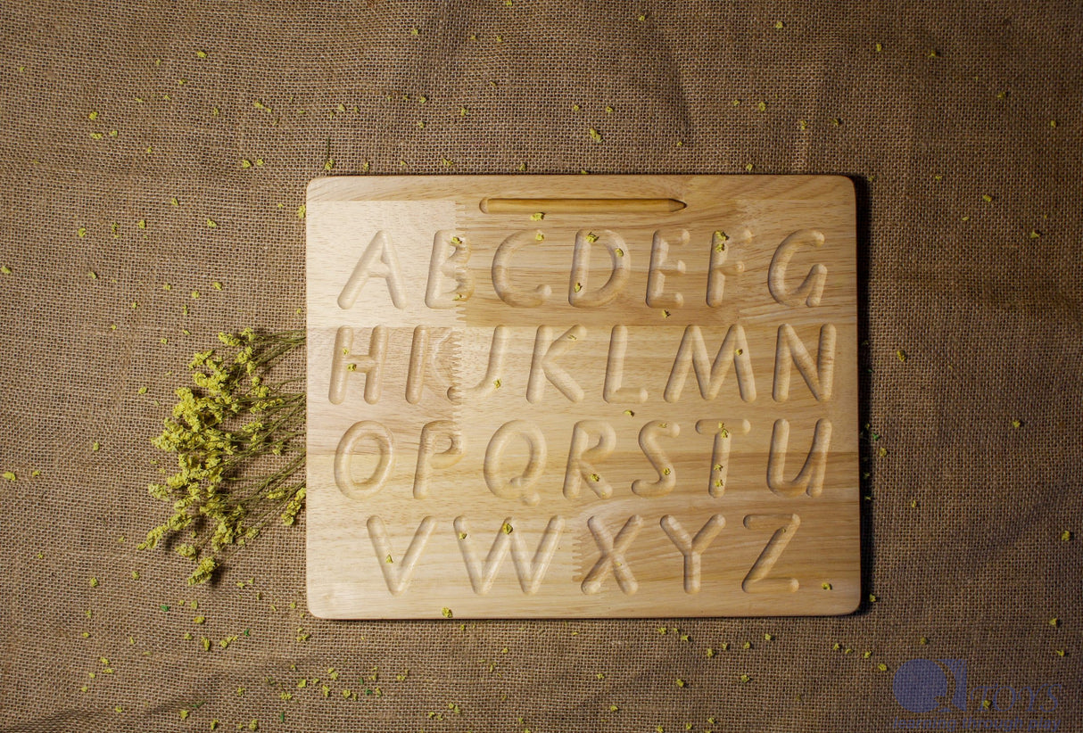 Wooden Alphabet Tracing Board
