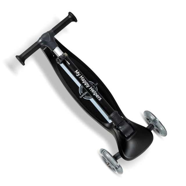 MHH 3 Wheel Folding Scooter - Jet Black