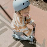 MHH 3 Wheel Folding Scooter - Slate Blue