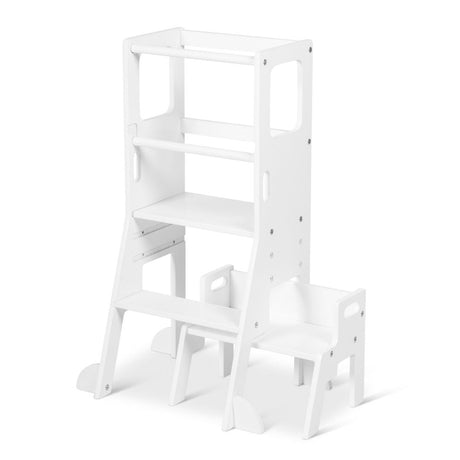 MHH Learning Tower & Step Stool - White