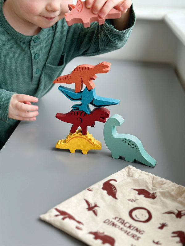 Happy Stacking Dinosaurs Set & Bag