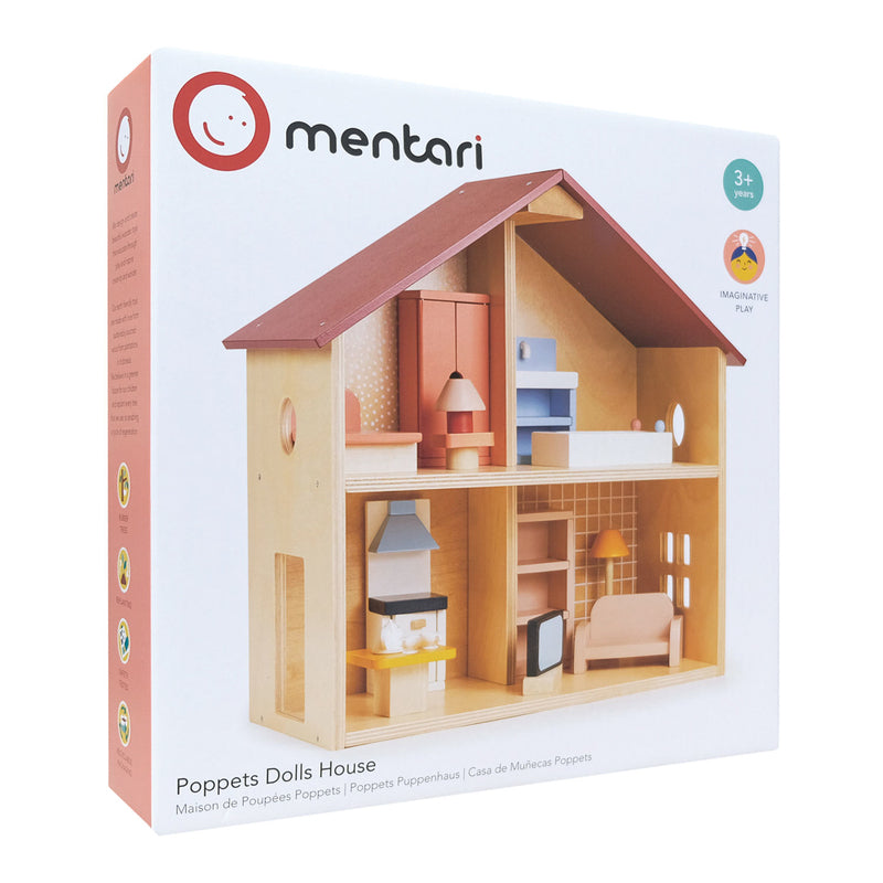 Poppets Dollhouse (with furniture)