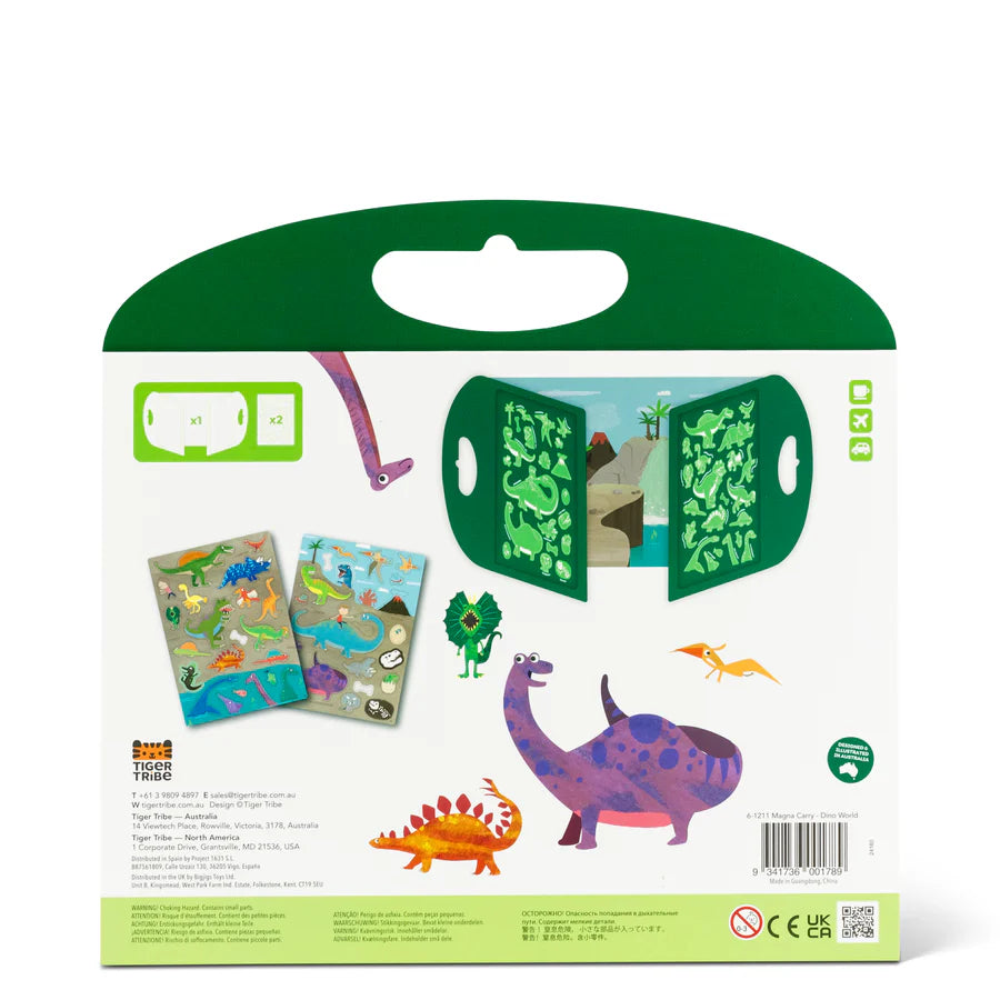 Close-up detail of the Magna Carry - Dino World
