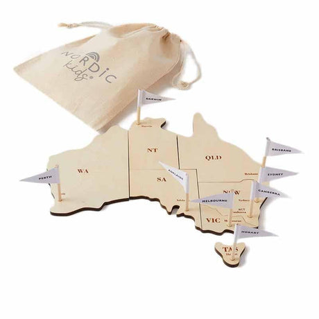Map Of Australia Puzzle-Educational Play-My Happy Helpers