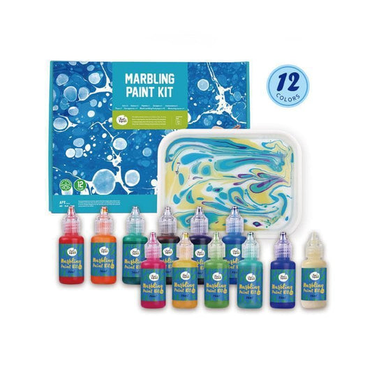 Marbling Paint Kit - 12 Colors-Creative Play & Crafts-My Happy Helpers