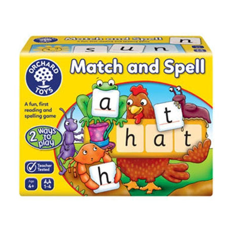 Match And Spell-Educational Play-My Happy Helpers