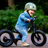 Matte Black Steel Trybike with Black Seat & Grips