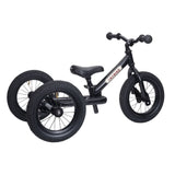 Matte Black Steel Trybike with Black Seat & Grips