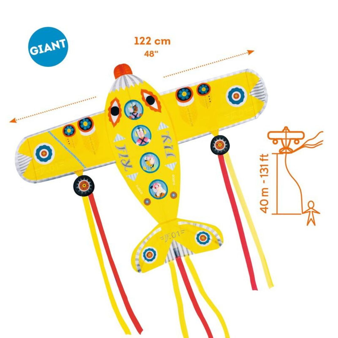 Close-up detail of the Maxi Plane Kite
