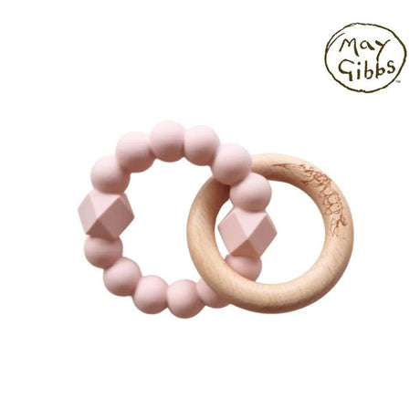 May Gibbs Moon Teether - Blush