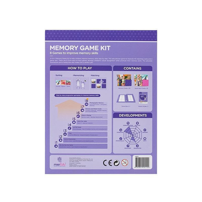 Memory Game Kit-Educational Play-My Happy Helpers