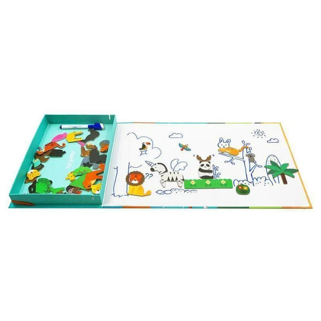 Mier Edu Magnetic Art Case - Animal World