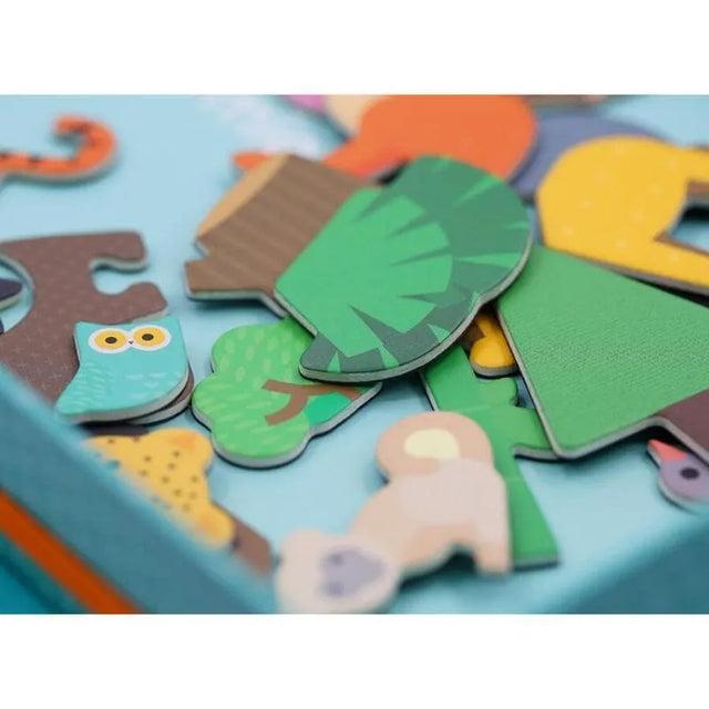 Mier Edu Magnetic Art Case - Animal World