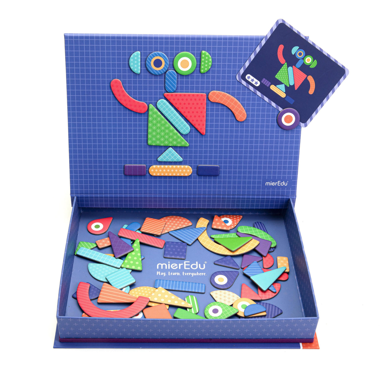 Mier Edu Magnetic Art Case - Shapes-Educational Play-My Happy Helpers