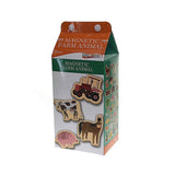 Milk Carton Magnetic Farm Animal