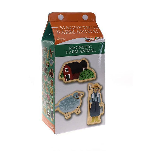 Milk Carton Magnetic Farm Animal