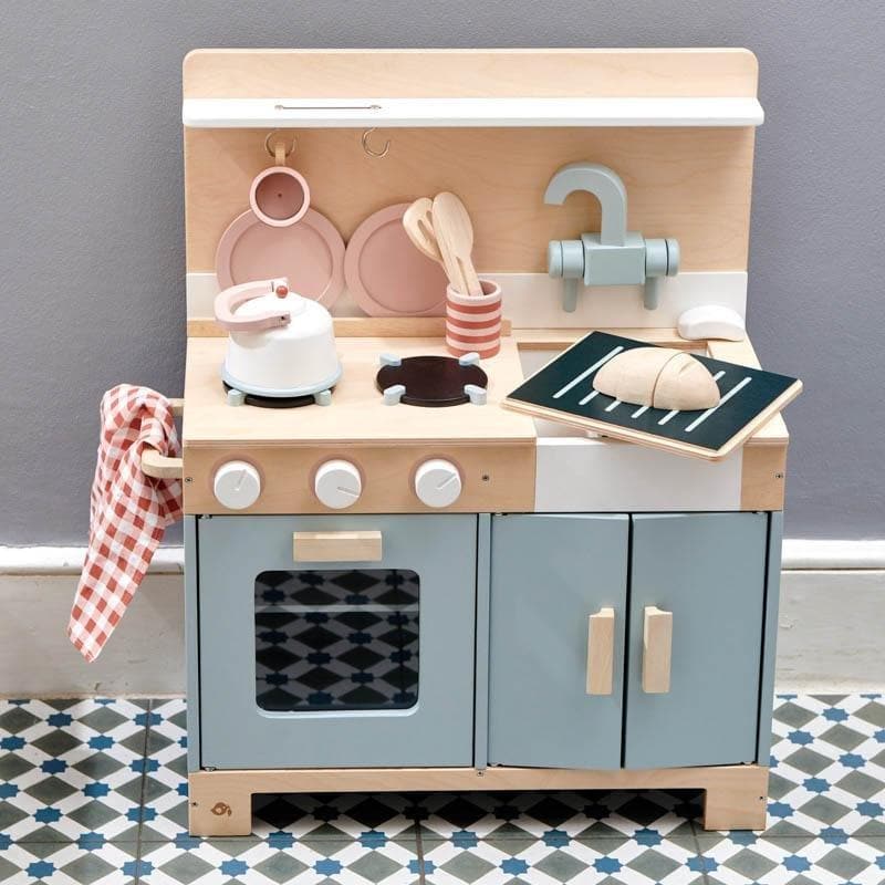 Close-up detail of the Tender Leaf Mini Chef Home Kitchen
