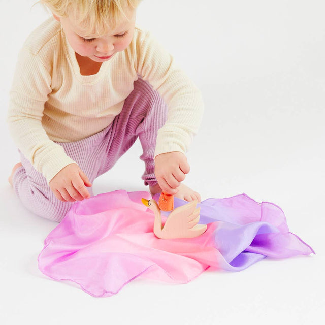 Mini Enchanted Playsilks: Fire