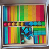 Mixed Block Tray Rainbow