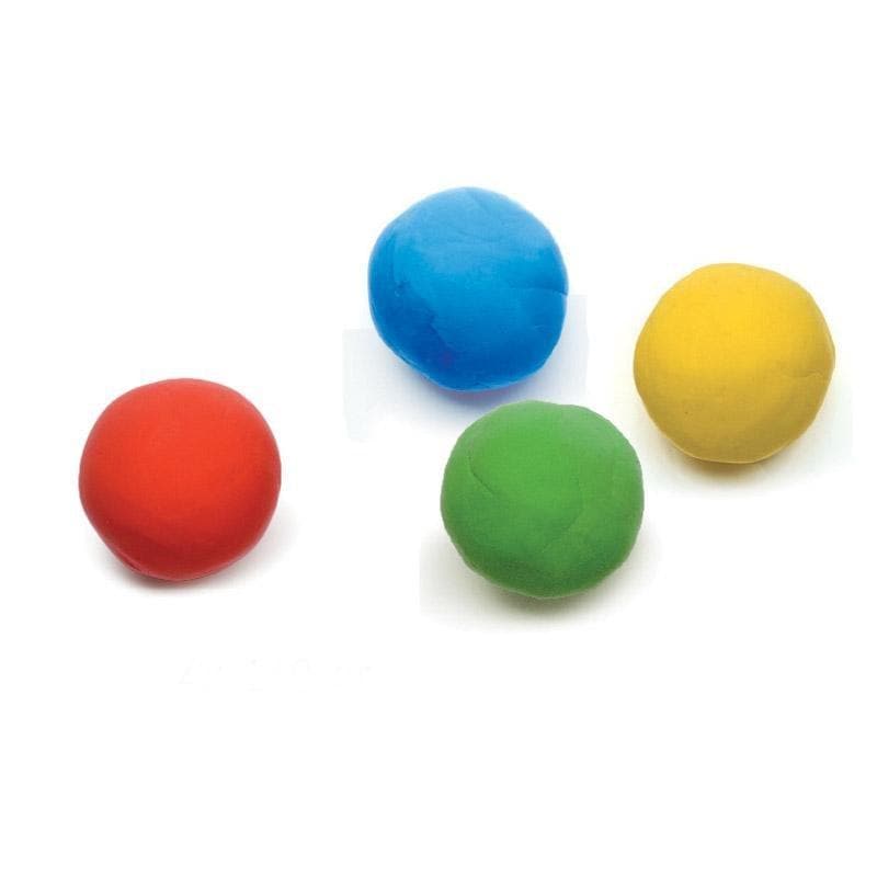 Close-up detail of the Modelling Dough - Bright - 4 Pots