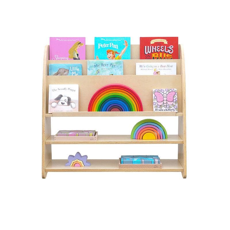Montessori 2:1 Bookshelf - Varnished Birch