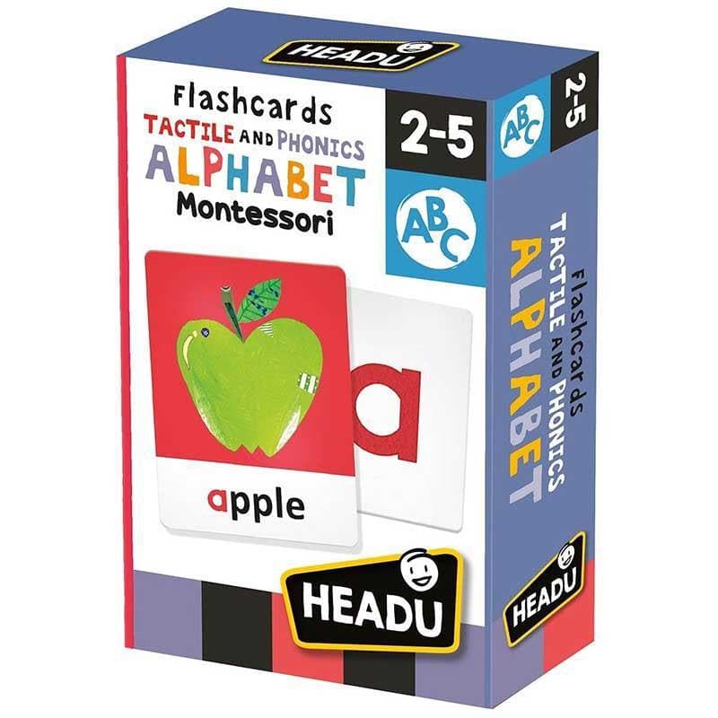 Montessori Flashcards Tactile and Phonics Alphabet