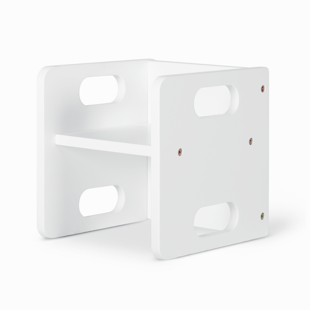 Montessori Weaning Cube Chair - White-Furniture & Décor-My Happy Helpers