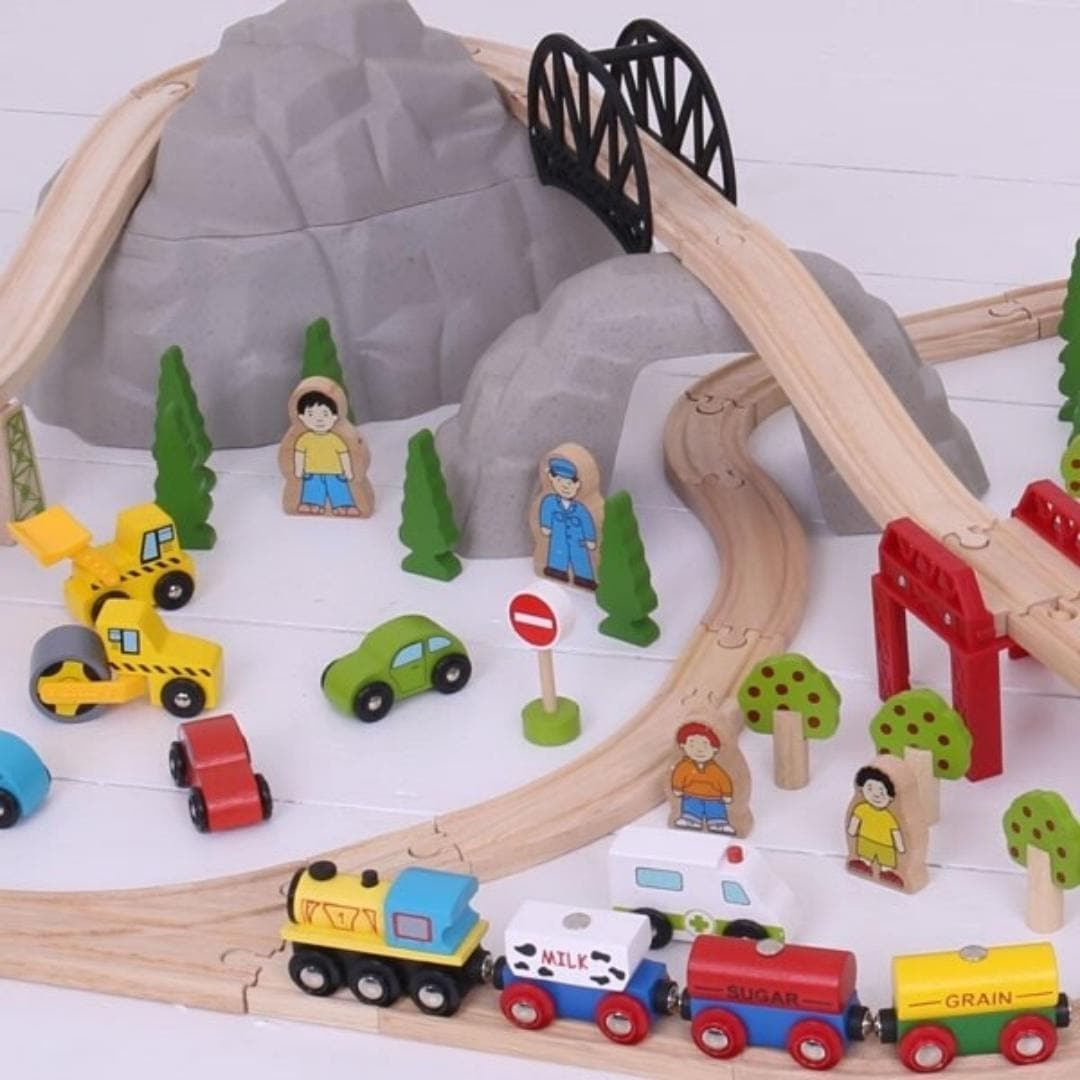 Mountain Railway Train Set