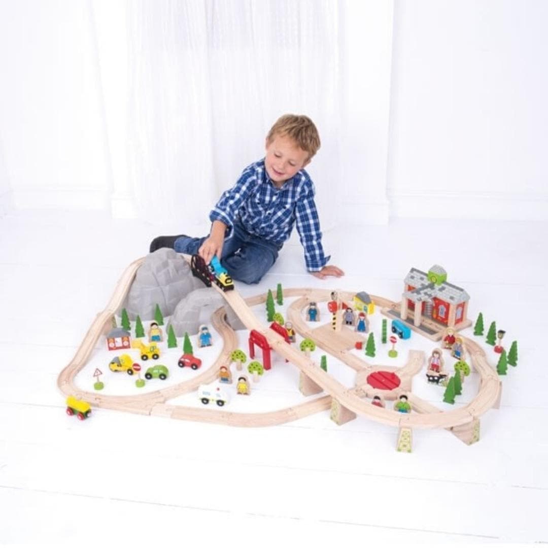Mountain Railway Train Set