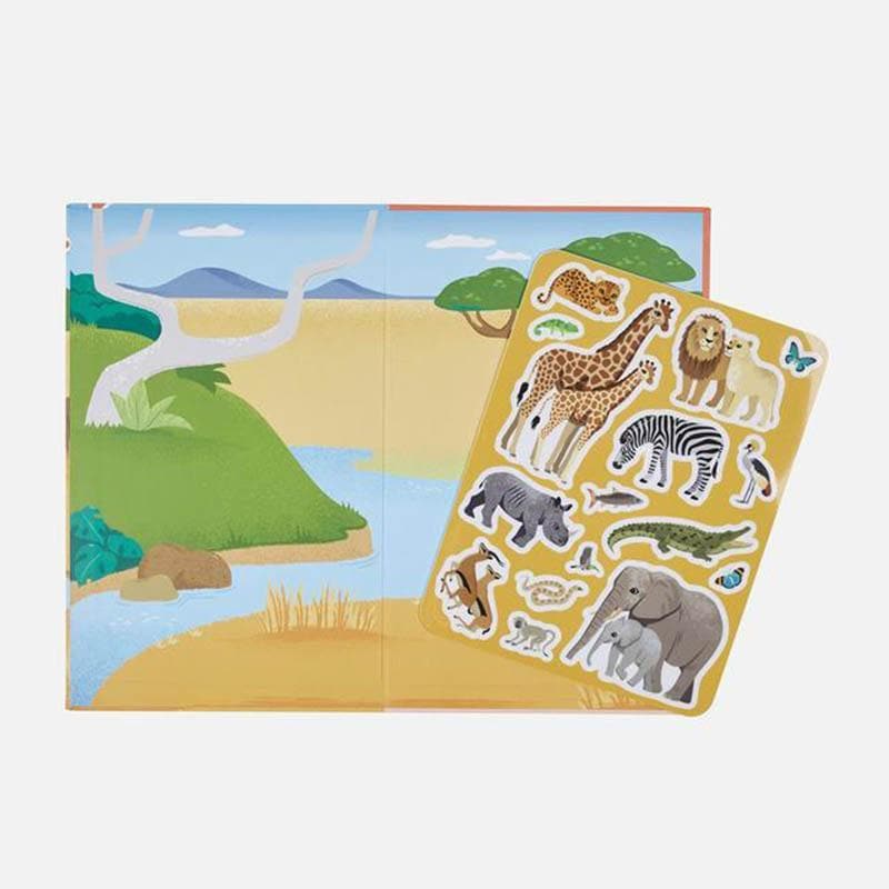 Close-up detail of the Movable Playbook - African Safari
