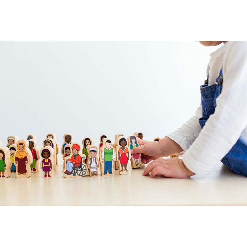 My Family - Wooden People Set-Small World Play-My Happy Helpers