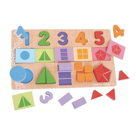 My First Fractions Puzzle-Educational Play-My Happy Helpers