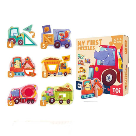 My First Puzzles - Shape & Construction Vehicle-Educational Play-My Happy Helpers