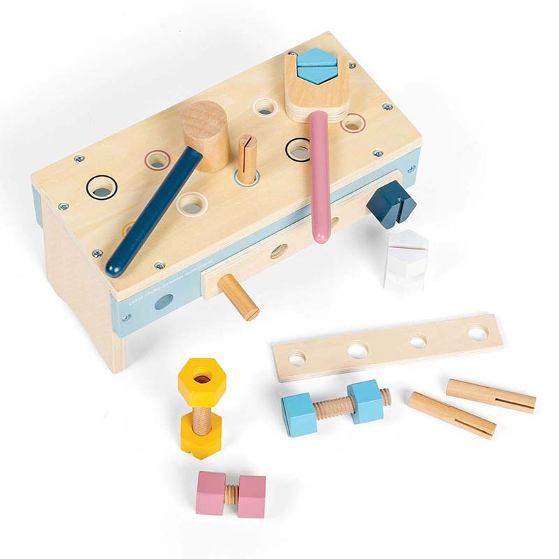 Bigjigs My First Workbench construction toy – no pretend DIY project is too big