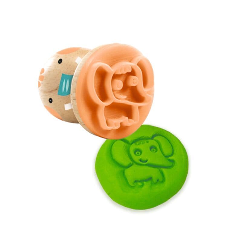 Close-up detail of the Myplastistamps