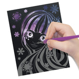 Nebulous Stars Scratch & Sketch Art Boards – comes with stencil and scratching tools