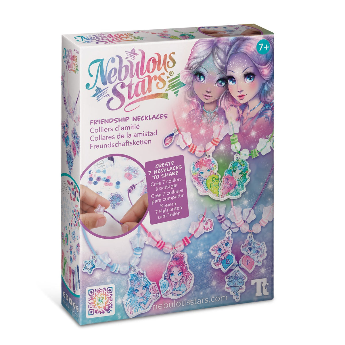 Nebulous Stars Friendship Necklaces craft kit for children
