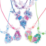 Nebulous Stars Friendship Necklaces in use during a craft session