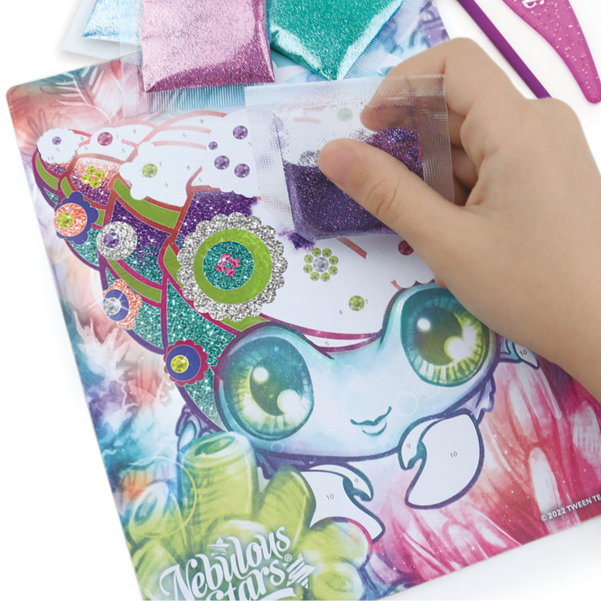 Nebulous Stars Glitter & Foil Art – make sophisticated shiny masterpieces with a simple and easy method