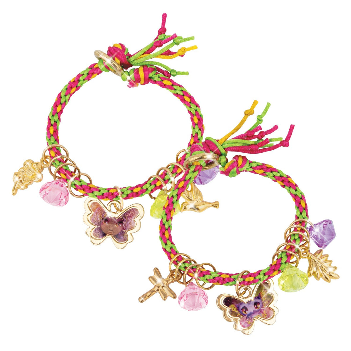 Nebulous Stars Best Friend Bracelets – you'll always be connected to each other! Video instructions available online