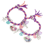 Close-up detail of the Nebulous Stars Best Friend Bracelets